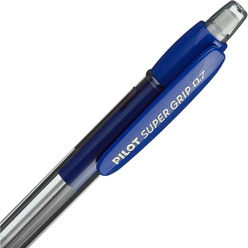 Карандаш механический 0,7 мм, PILOT H-187 'Super Grip', ластик, резиновый грип, корпус синий, H-187-SL, Н-187