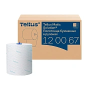 Бумажные полотенца Tellus (tork) Advanced H1 2 слоя, рулон 150м, белые, 120067