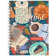 Скетчбук-тетрадь 100л., А5 BG 'Hygge', на гребне, матовая ламинация, бежевый блок, твердая обложка,