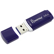 Флеш-диск 64 GB SMARTBUY Crown USB 3.0, синий, SB64GBCRW-Bl