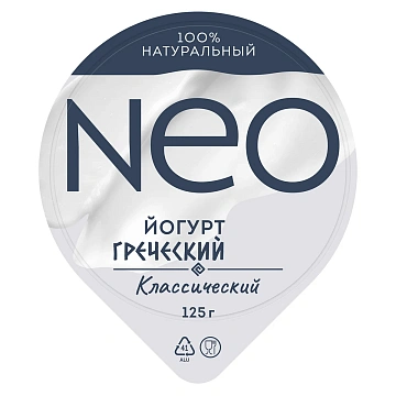 Йогурт Neo Греческий классический 2%, 125г