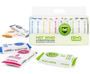 Салфетки влажные Lovular Hot Wind, 8 листов x 10шт