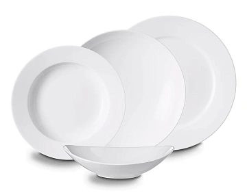 Салатник Metro Professional Adeani 21см, белый, 3шт/уп