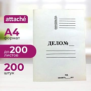 Папка-обложка Дело 360г/м2 немелованная, 200 шт уп