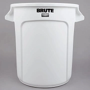 Мусорный бак Rubbermaid Brute 37.9л, белый, FG261000WHT