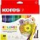 Карандаши цветные 50 цв. 3-гран.Kores 93350