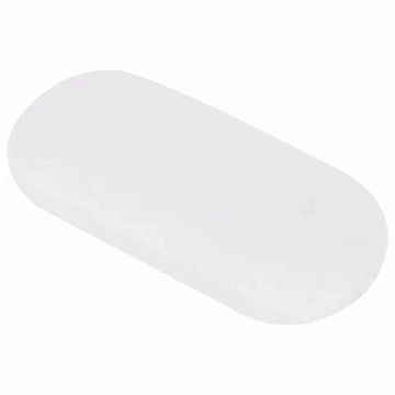 Ластик BRAUBERG 'Oval', 55х23х10 мм, белый, овальный, 222471