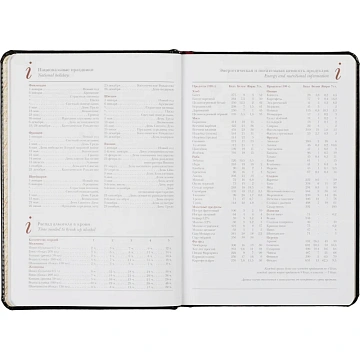 Ежедневник недатированный черн,А5,145х205мм,136л, Sidney NEBRASKA 3-128/02