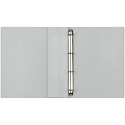 Папка на 4 кольцах СТАММ 'Кристалл' А4, 25мм, 700мкм, пластик, бесцветная