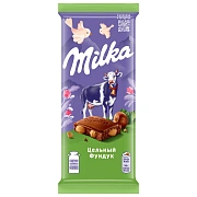 Шоколад Milka Цельный фундук молочный, 80г