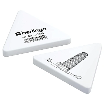 Ластик Berlingo Triangle XL 55х9мм, ассорти