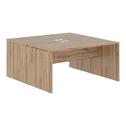 Стол двойной ED2ST 1580 Дуб Денвер светлый/Белый 1560х1606х750 EDIS