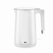 Чайник электрический с двойными стенками BQ (БИ-КЬЮ) KT1720P, 1,5 л, 2200 Вт, белый, 86198280