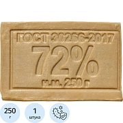 Мыло хозяйственное 250 г 72% Меридиан ГОСТ б/об