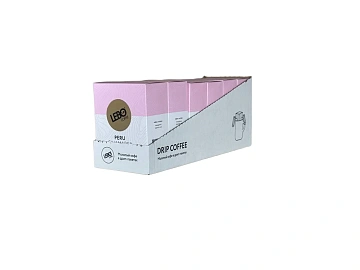 Кофе Lebo Mono Peru молотый дрип-пакеты (10.5г x 6шт), 63г