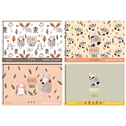 Альбом для рисования 32л., А4, на гребне BG 'Animals forest'