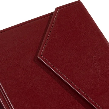 Ежедневник недатированный бордо, А5,143х210мм,180л,ATTACHE MAGNET