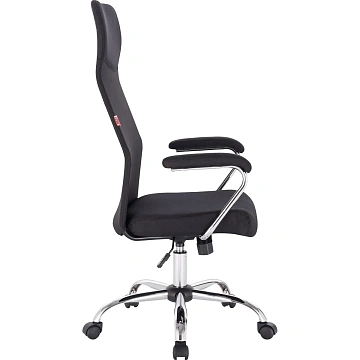 Кресло BN_Sp_EChair-590 TC ткань черный, хром