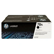 Картридж лазерный HP (CE278AF) LaserJet P1566/1606DN и др., №78А, КОМПЛЕКТ 2 шт., оригинальный, ресу