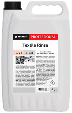 Чистящий концентрат Pro-Brite Textile Rinse 275-5, 5л, ополаскиватель для ковровых покрытий