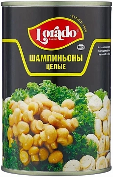 Шампиньоны Lorado целые, 400г
