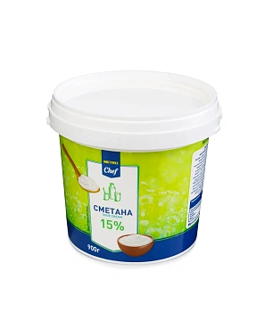 Сметана Metro Chef 15%, 900г
