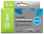 Картридж струйный Cactus CS-C2P24AE голубой