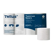 Бумага туалетная Tellus/TORK КОМФОРТ (Система ТР4), спайка 8 рулонов по 16 метров, 3-слойная, 242400
