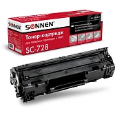 Картридж лазерный SONNEN (SC-728) для CANON MF4410/4430/4450/4570dn/4580dn, ВЫСШЕЕ КАЧЕСТВО, ресурс