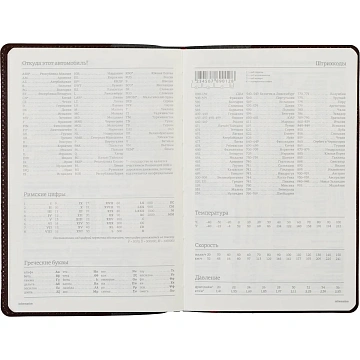 Ежедневник полудатированный коричн,A5,152х222мм,416 стр,Br.V.PROFY 3-073/03