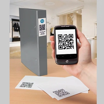 Этикетки для матричного кодирования Avery Zweckform L7121-25, белые, 45х45мм, 20шт на листе А4, 25 листов