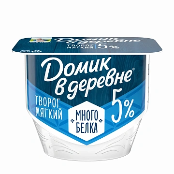 Творог Домик в деревне мягкий 5%, 150г