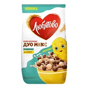 Готовый завтрак Любятово Дуо Микс шоколадные шарики, 200г