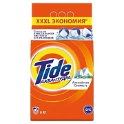 Порошок стиральный Tide Аква Пудра автомат 6кг (отдушки в ассортименте)