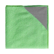 Салфетка хозяйственная Tts Dual-T 40х40см, зеленая, микрофибра с абразивным уголком, 200шт, TCH104049
