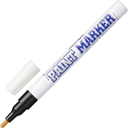 Маркер-краска лаковый (paint marker) MUNHWA 'Slim', 2 мм, ЧЕРНЫЙ, нитро-основа, алюминиевый корпус, SPM-01