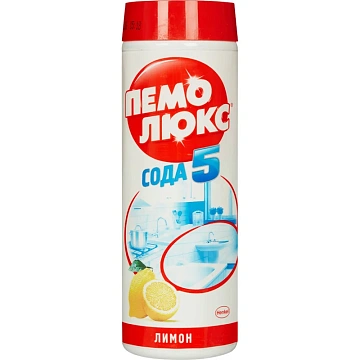 Чистящее средство 480 г, ПЕМОЛЮКС Сода-5/7, 'Яблоко', порошок, 2414453