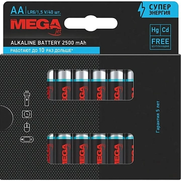 Батарейка Комус AA/LR06 уп/40шт      
