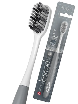 Зубная щетка Biomed Silver зубная комплексная средняя