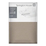 Tarrington House Пододеяльник латте трикотаж на молнии, 200 x 210см