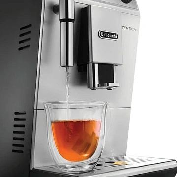 Кофемашина DELONGHI Autentica ETAM 29.510.SB, 1450 Вт, объем 1,4 л, ручной капучинатор, серебристая,