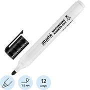 Маркер для белых досок 650, толщина линии 1-3 мм, круглый наконечник,черный