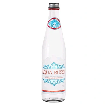 Вода минеральная Aqua Russa газ, 500мл ,стекло