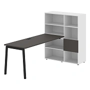 Рабочая станция ELRST 1117 Мокко/Черный 2190х1120х1355 EDIS