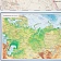 Карта настенная РФ политико-административная 1:3,7млн., 2,33х1,58м