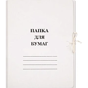 Папка с завязками для бумаг 300 гр/м2 А4 200 лист немелован