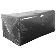 Салфетки бумажные 1-сл. 24х24 черные 400 шт./уп