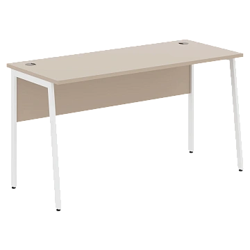 Стол прямой СП-3.1P Мокачино/Белый 1400х608х755 IMAGO PLUS