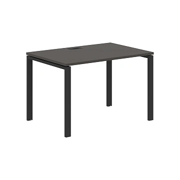 Стол прямой EUST 1180 Мокко/Черный 1160х800х750 EDIS