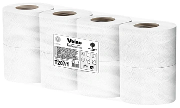 Туалетная бумага Veiro Professional Comfort 2 слоя, 8 рулонов, 15м, белая, Т207/1